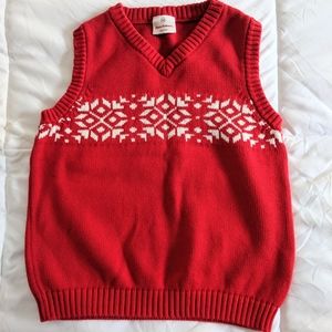 NWOT Hanna Andersson red sweater vest